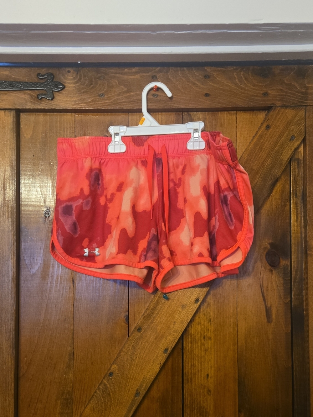 Under Armour Women's Coral Tie Dye Athletic Shorts